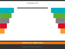Tablet Screenshot of cremallera.com